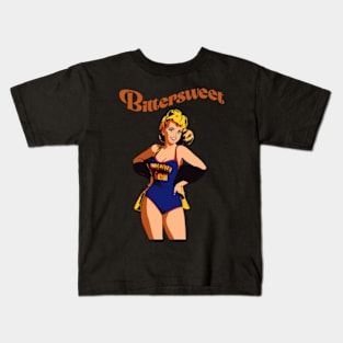 Bittersweet vintage girl Kids T-Shirt